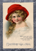 Joyful Vintage Birthday Wishes Card